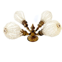 Mooie hang of wandlampen met kristal uit Hotel des Indes